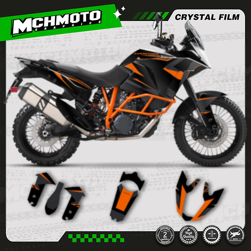

MCHMFG For KTM 2003-2016 ADV 1050 1090 1190 R S Motorcycle Graphics Motorcycle Decals Stickers Kits Number Name Custom