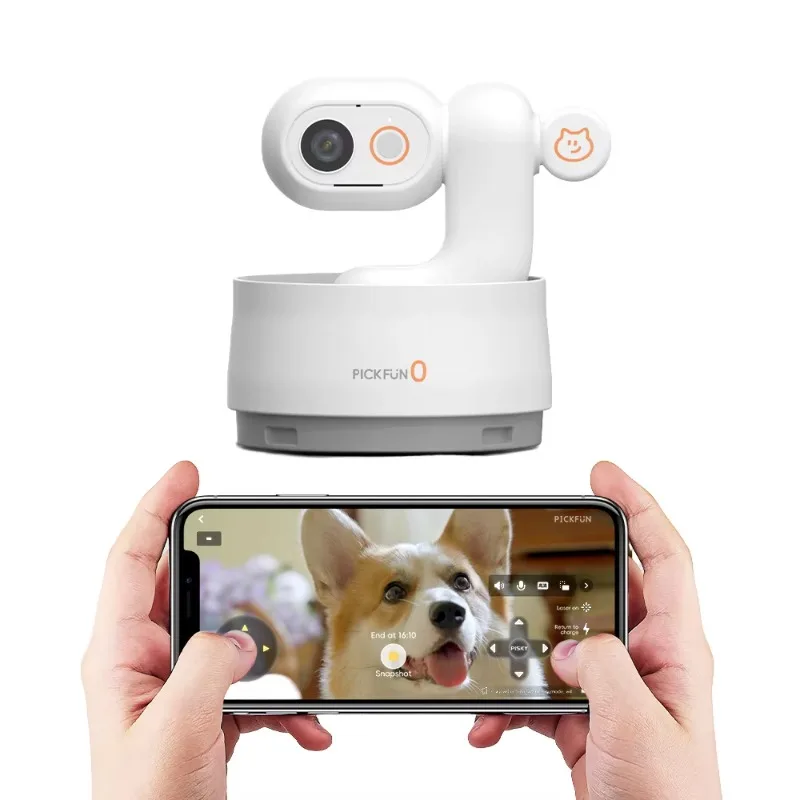 Aoto Track Pet Camera 2.4ghz 5ghz Wireless Pet Cam with App with AI Vlogging