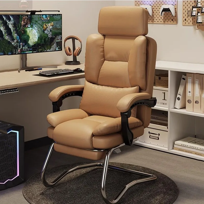 Living Room Office Chair Bedroom Computer Ergonomic Leather Mobile Gaming Office Chairs Sofas Cadeira Gamer Salon Furniture