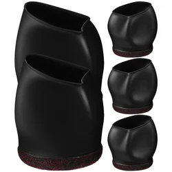 5 Pcs Floor Protector Chairs Caster Cover Wheel Cups Protective Case 600X550X550CM Office Stopper Furniture