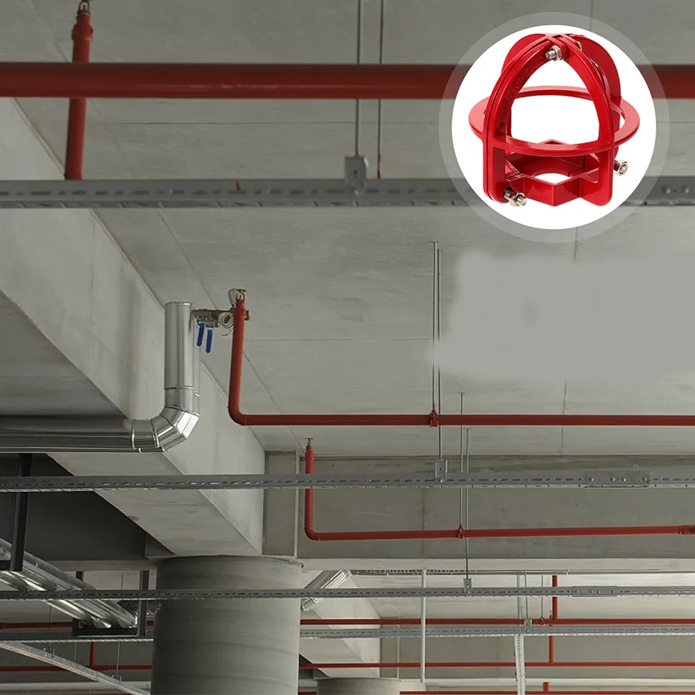 4 قطع غطاء معدني متانة سهلة التركيب لأغطية رشاشات السقف #4