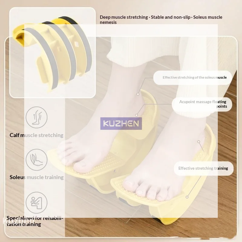 Durable PP Tendon Stretcher Lightweight Slip-Resistant Stability Calf Stretcher Non Slip Foot Stretcher Enhanced Flexibility