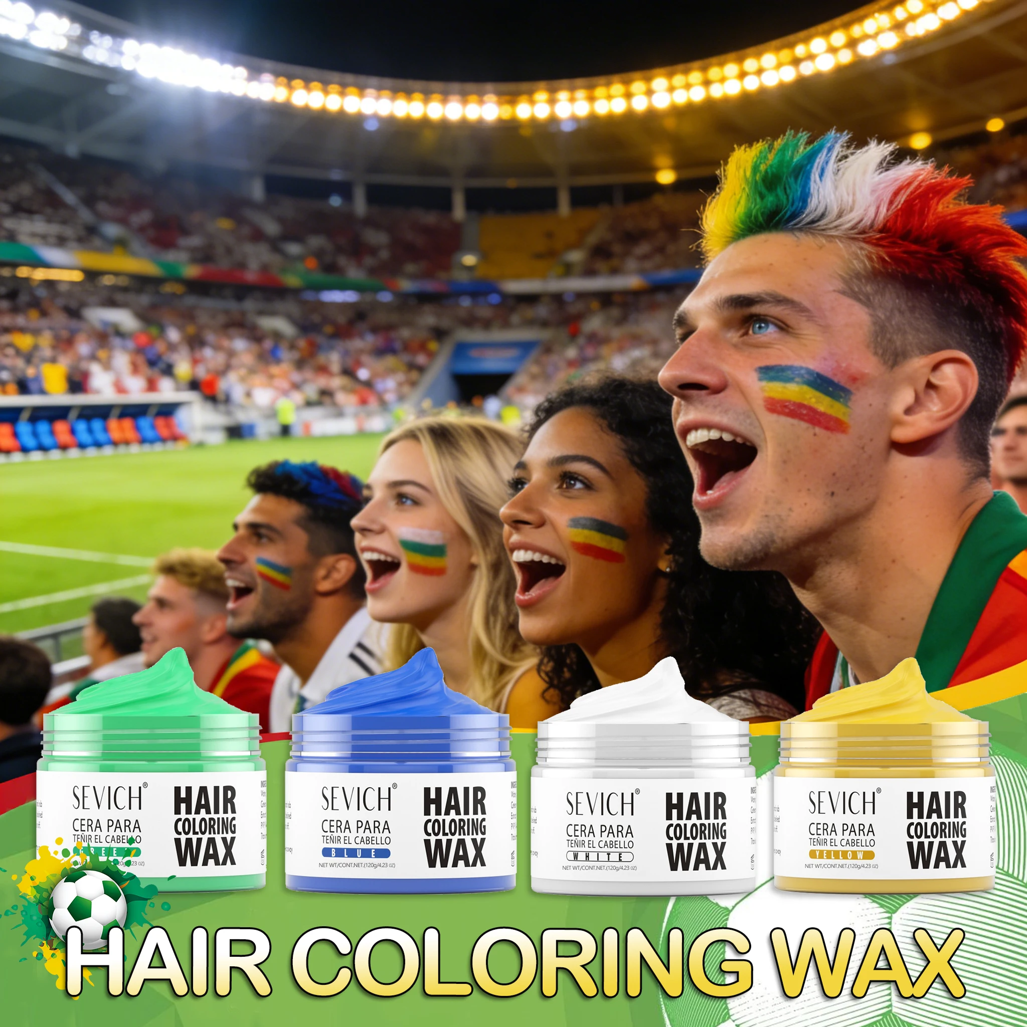 DIY Hair Dyed Mud Hair Colour Wax Washable Temporary Coloring Cream Hairs Beard Colour 2026 Party Dyeing For Men Women Coloring