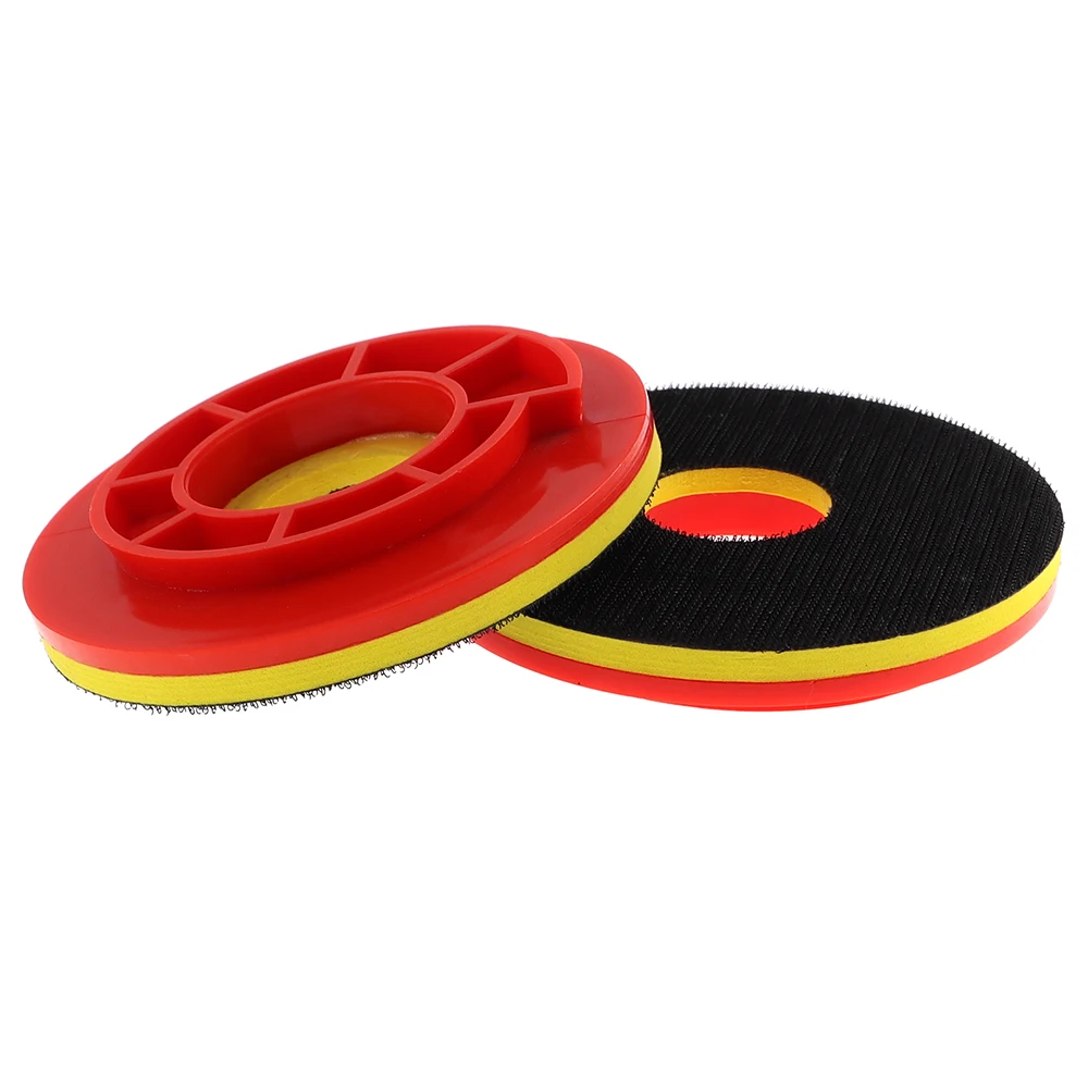 Imagem -04 - Rijilei 10 Peças Caracol Bloqueio Volta Titular 125 mm Vermelho Plástico Almofadas de Apoio para Almofadas de Polimento Diamante Caracol Adaptador de Bloqueio