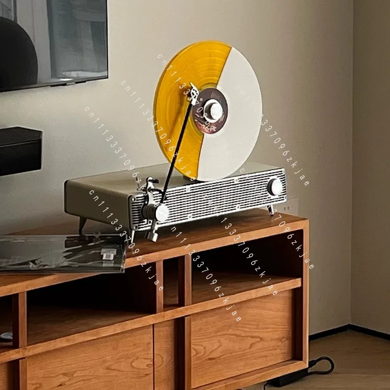 VS-01  Integrated Retro Phonograph  Vertical Vinyl Record Player Bluetooth Stereo  Speaker