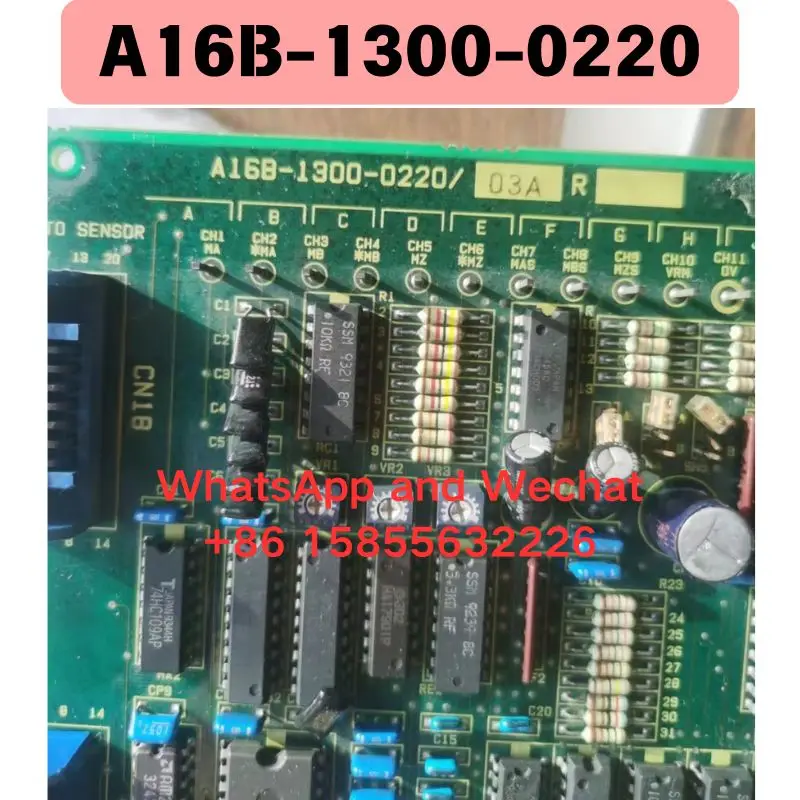 Used A16B-1300-0220 Signal conversion circuit board Functional test OK Fast delivery