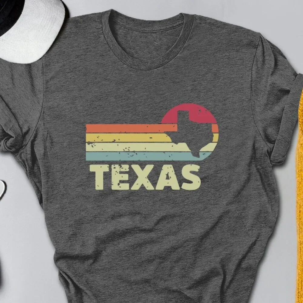 Vintage Texas T Shirt Map For Texan Retro State Western Country I Love Cities