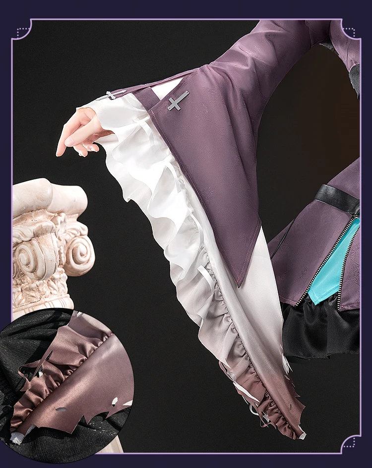 جديد PJSK Asahina Mafuyu تأثيري حلي لجميع القديسين عيد الميلاد لعب الأدوار حفلة المعرض الهزلي لعبة حجم S-XL جديد لوليتا