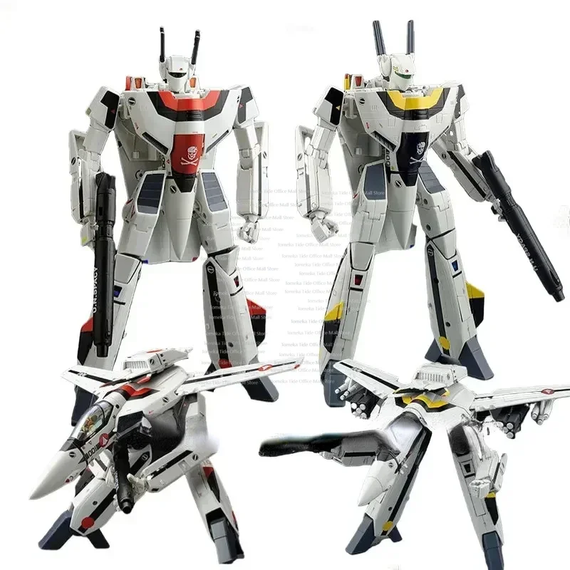 In Stock [72 Hours Shipping] 1/60 VF-1S Super Valkyrie VF1S VF1J Macross Fully Transformed Action Figure Toy Collection Gift