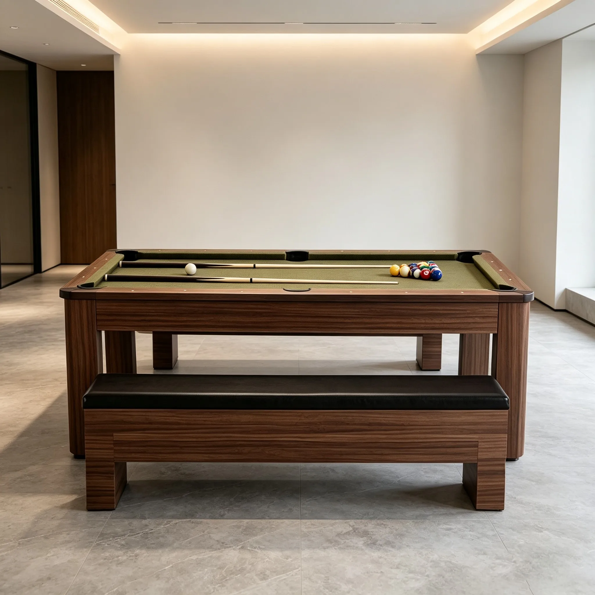 Customizable 3-in-1 Multi Game Solid Wood American Pool Table Popular Eco-Friendly Durable Factory Direct Wholesale Price