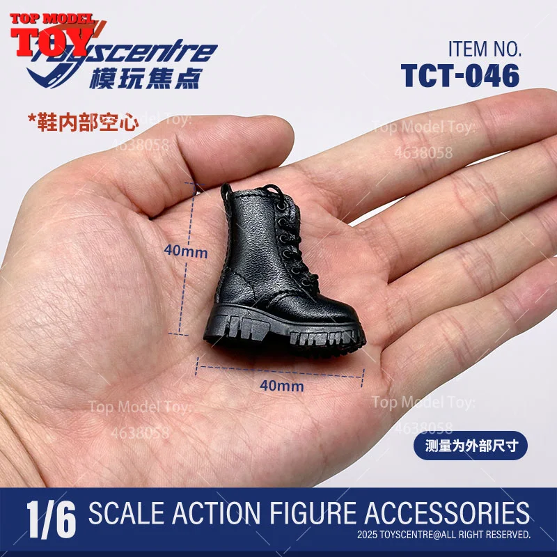 Toyscentre TCT-046 TCT-047 1/6 Short Boots Hollow without Feet Shoes Model Fit 12'' Female Soldier Action Figure Body Doll