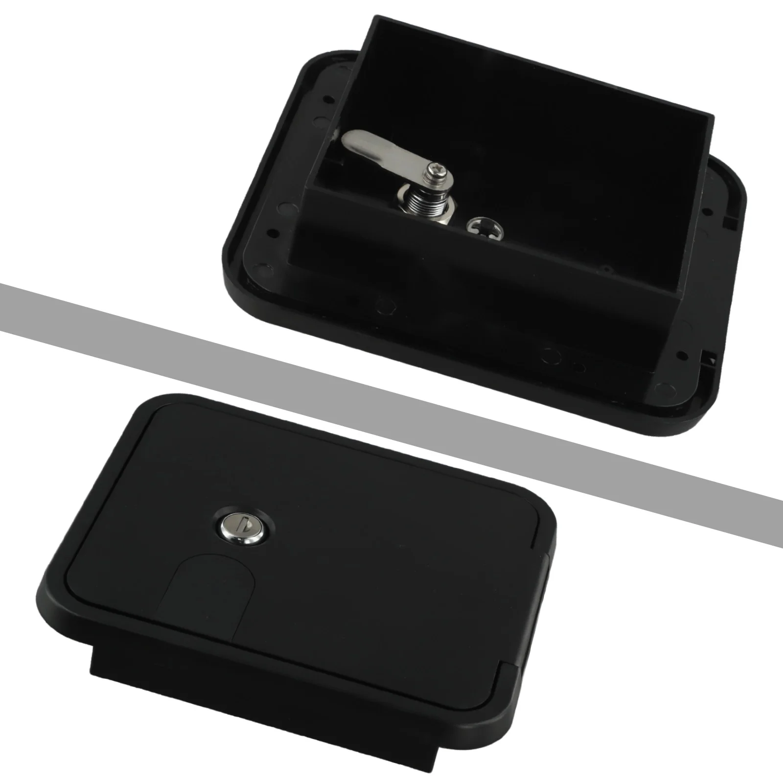 RV for camper Trailer for motorhome Electrical for access Door Power Cord Hatch with 180 Degree Opening and Waterproof Design
