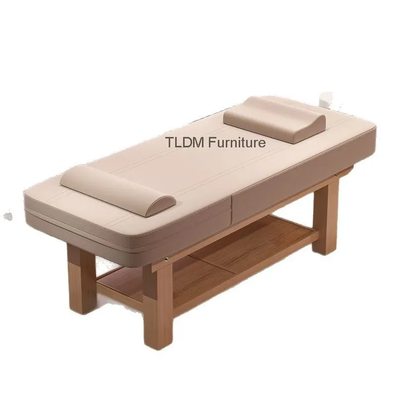 Tattoo Ear Cleaning Lash Wood Massage Tables Beauty Spa Furniture Nail Comfort Massage Tables Массажный Стол MHAMC