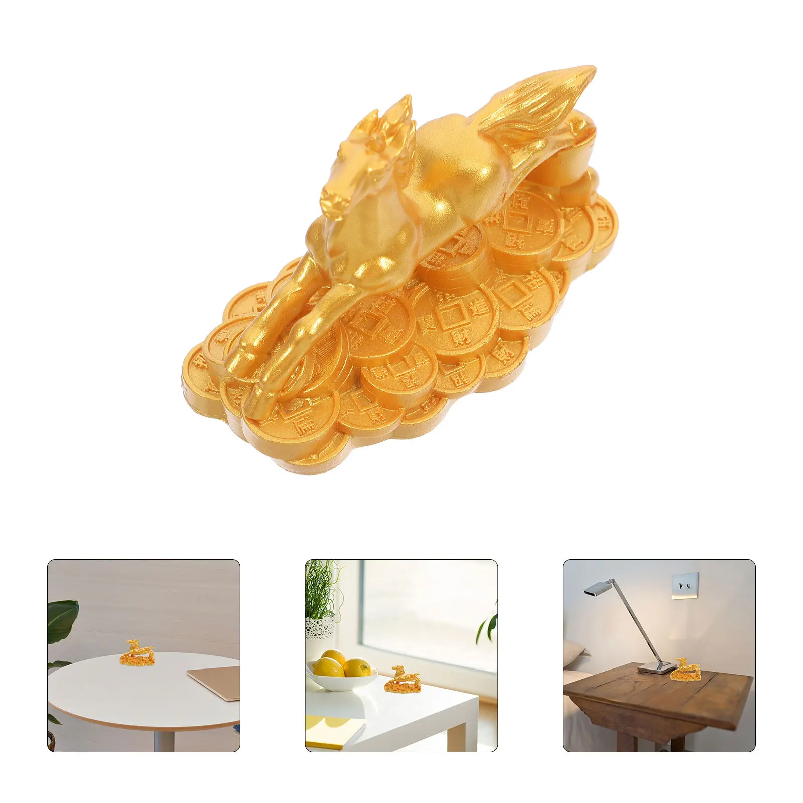 

Versatile Resin Horse Ornament Suitable Various Spaces Housewarming Gift Idea Enhancing Aesthetic Appeal Environment