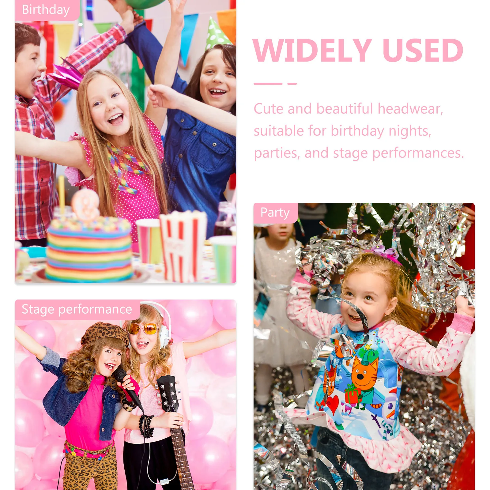 

1 шт. Детская корона-ободок в форме изящной короны, аксессуар для волос на день рождения, реквизит для фотосессий, безопасный и удобный, из сплава