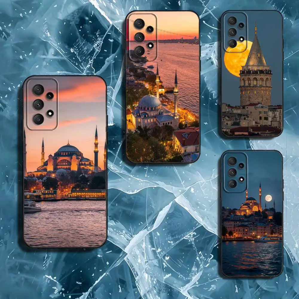 

Turkey I-Istanbul Scenery Phone Case For Samsung Galaxy A13,A21s,A22,A31,A32,A52,A53,A71,A80,Soft Black Shell
