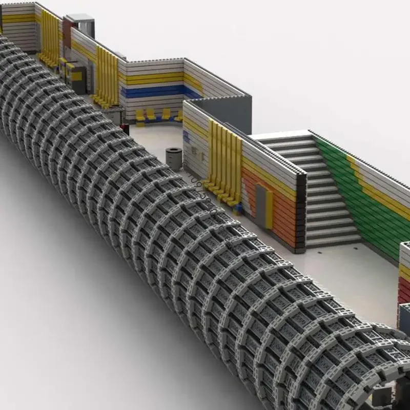 

Новый 13835 шт., город, вид на улицу, модульная модель метро, пазлы на заказ, креативные идеи «сделай сам», детские игрушки, подарки на день рождения