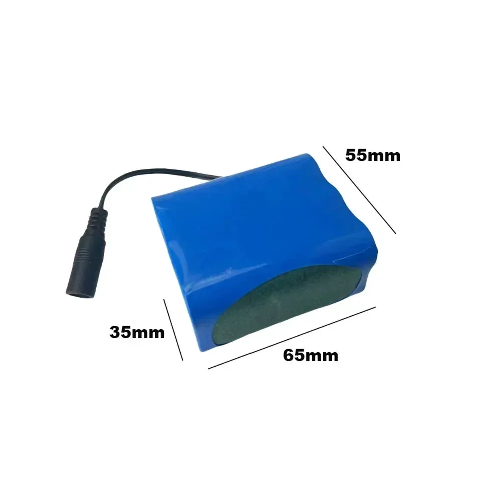 

7.4V 10.0AH 18650 2S3P lithium battery pack, suitable for fishing LED lights and Bluetooth speakers