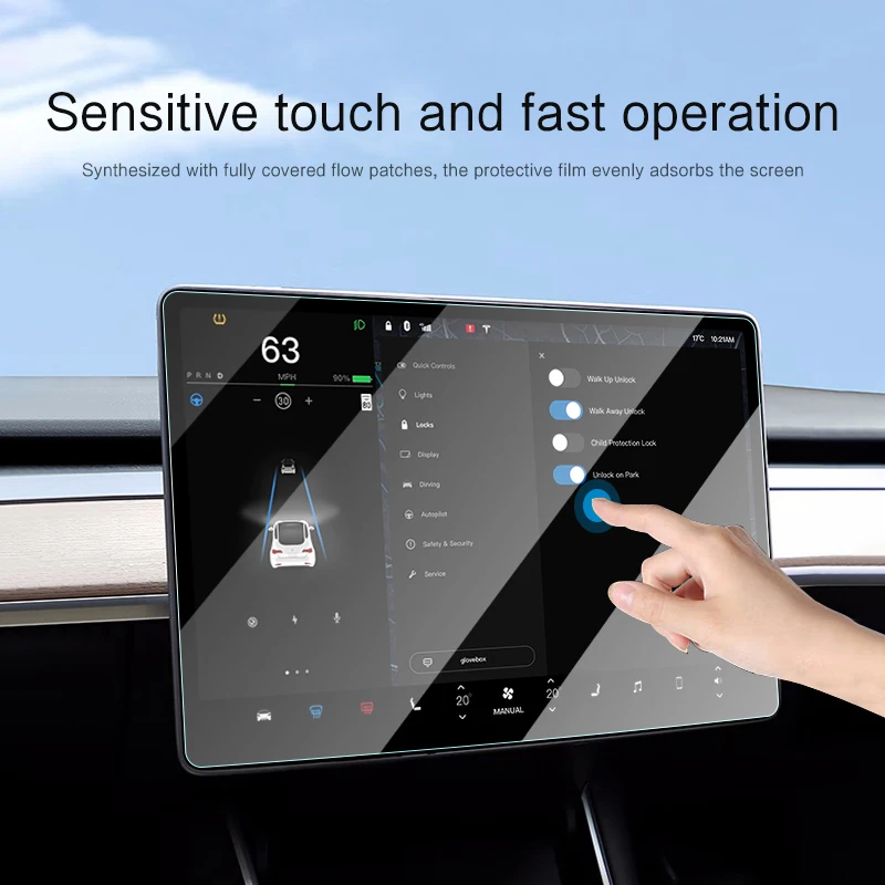 Tesla Model Y/3 Center Console Screen Protector 3