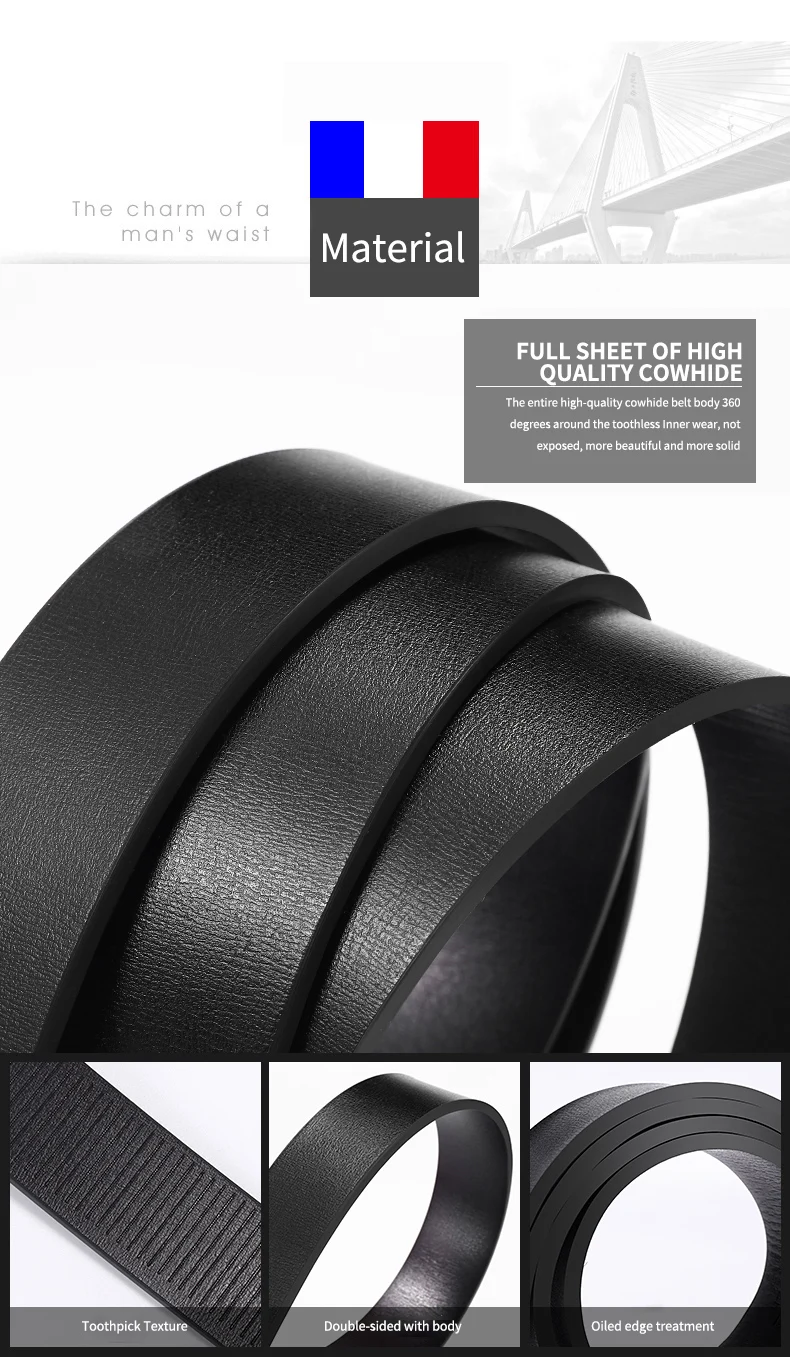 Gürtel Berühmte Marke Gürtel Männer Herren Gürtel Qualität Echtes Luxus Leder Gürtel Für Männer Gürtel Männlich Strap Männlich Metall Automatische Schnalle – Detail 5