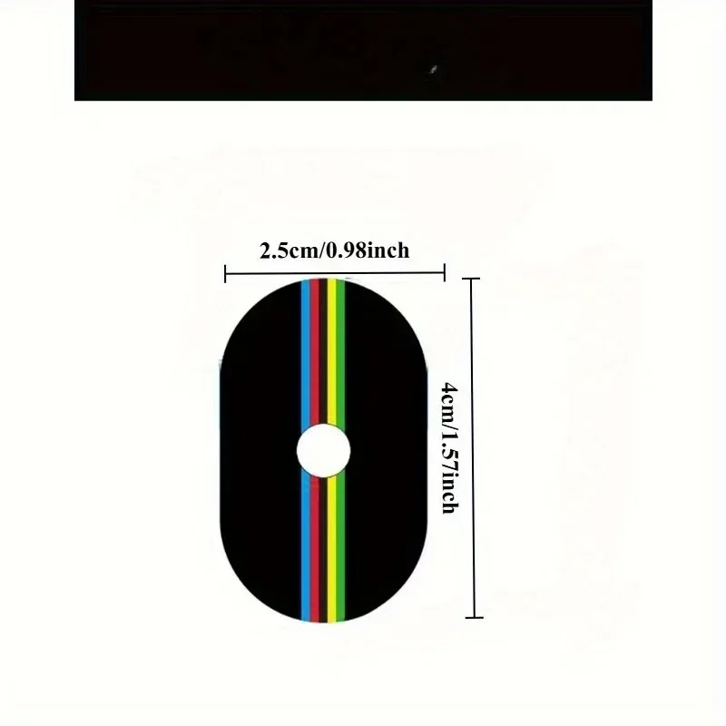 2PCS/Sheet Dancehall Bicycle Wheel Hub Vent Decals, UCI Style Personalized Waterproof Vinyl Stickers for Cycling Rally