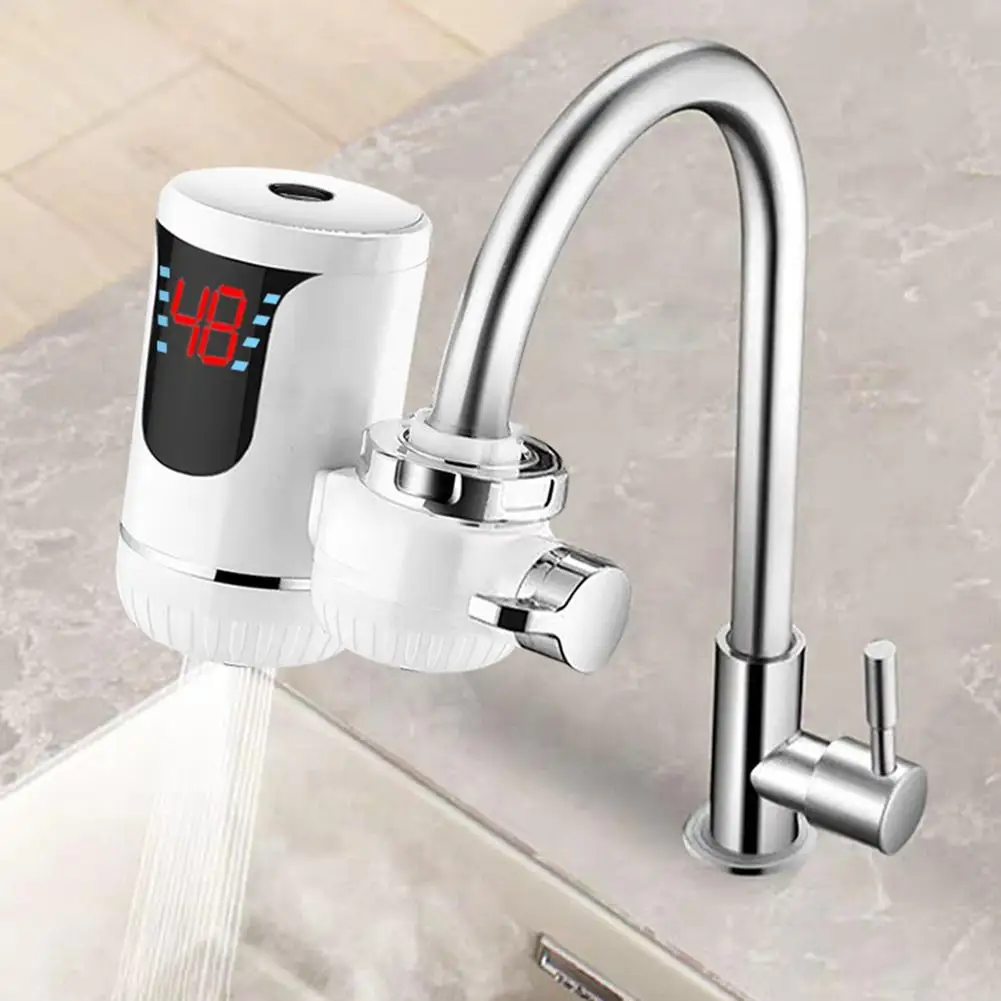 Electric Faucet Instant Heating Faucet Heater Tap Kitchen Water Heater Tankless Instantaneous Water Heater Easy To Install