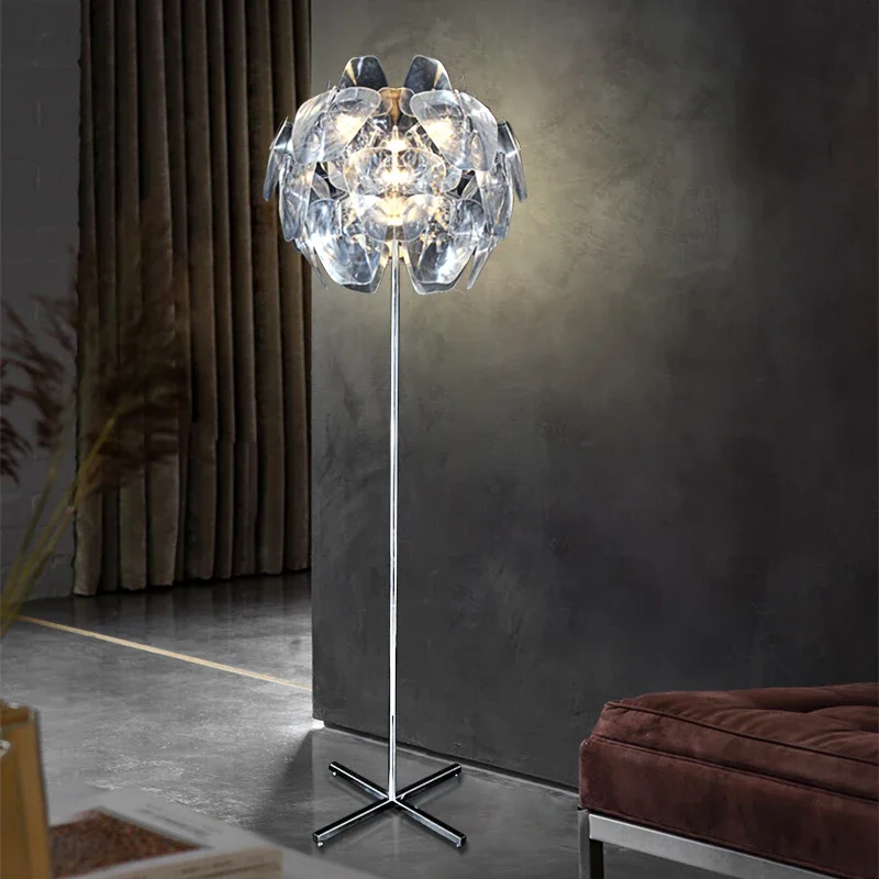 مصباح أرضي فاخر، جو شمالي، مصباح طاولة قائم، غرفة المعيشة، غرفة النوم، بجانب السرير، مصباح أرضي مزخرف حديث