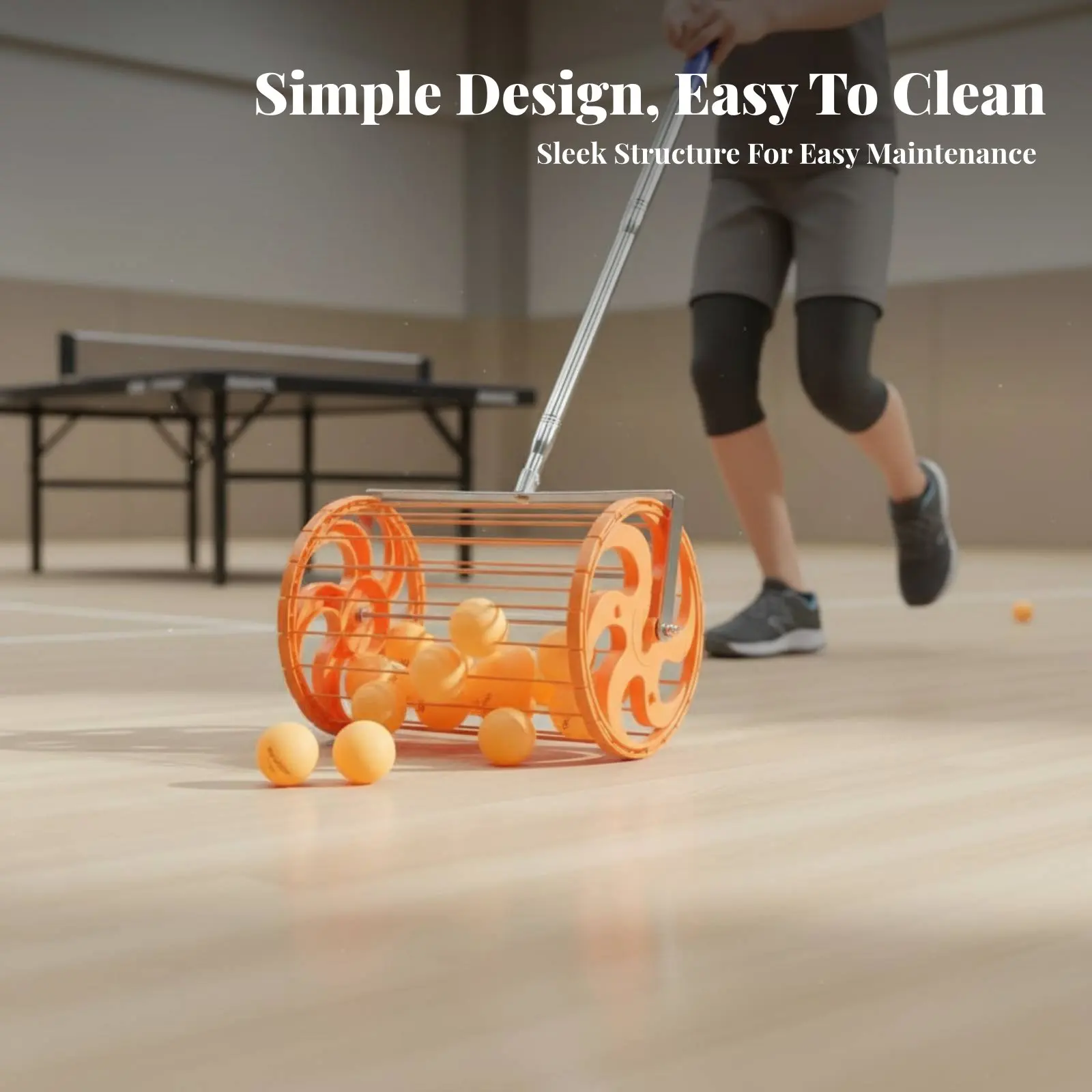 

Racket Sport Pong Sphere Picker Long-Lasting Construction Telescopic Sphere Pickup Tool Portable Comfortable Grip for Gymnasium