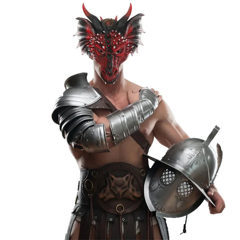 

Halloween Dragon Mask Decoration Ball Carnival Party Cosplay Cool Role Playing Animal Dragon Mask