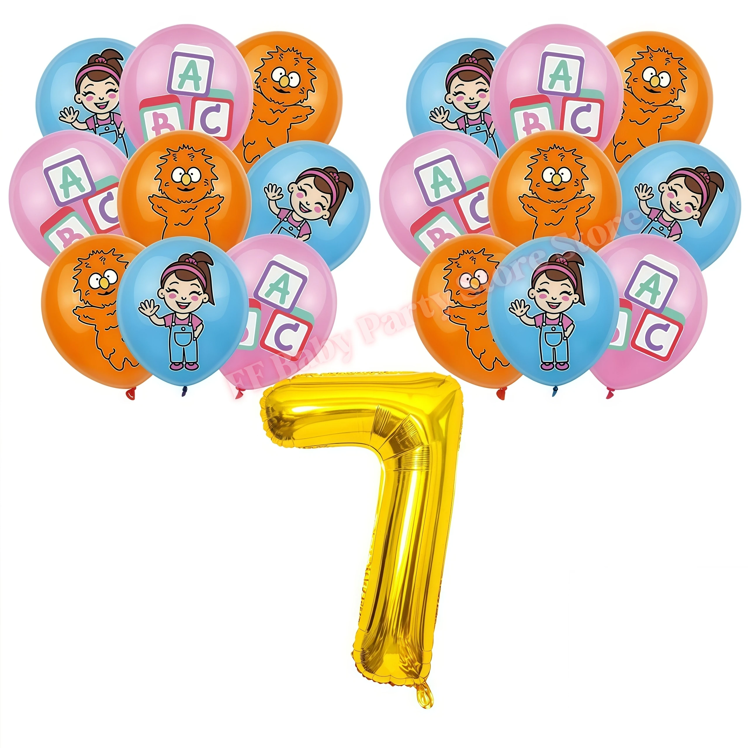 Neue Latzhose Geburtstagsparty-Tischdecke Frühpädagogik Kinderparty-Zubehör Englischlehrer Baby Badezimmer-Dekoration – Detail 24