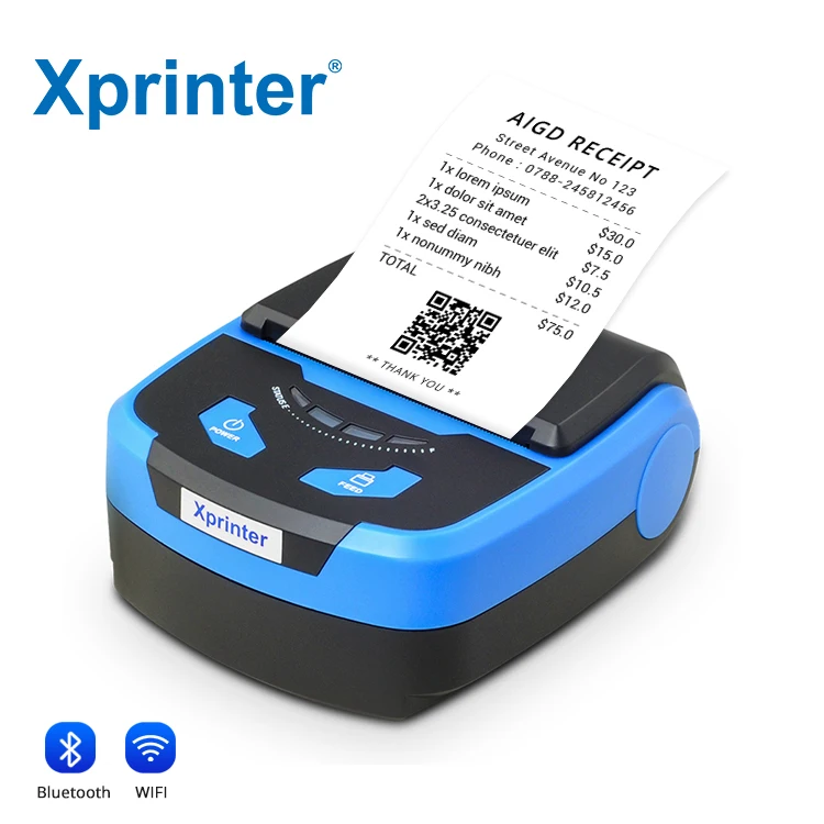 

Xprinter XP-P810 80mm Wireless Bluetooth Printer Impresora Portatil Mini Portable Thermal Printer