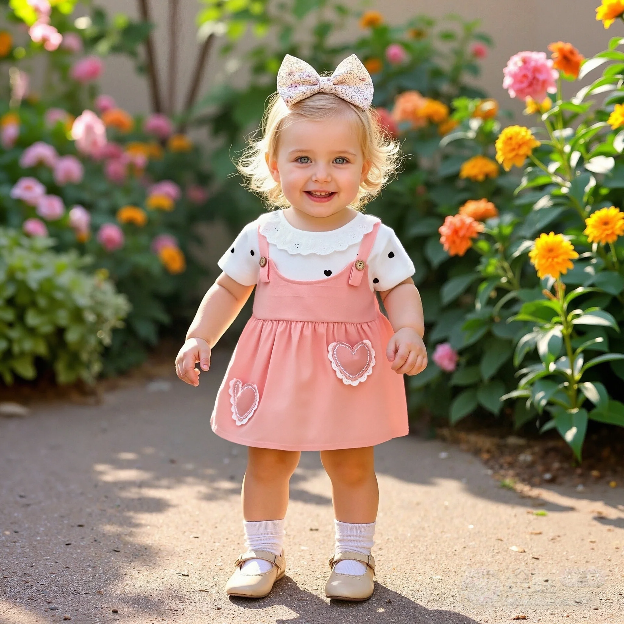 Baby Girl Dress Summer Cotton Heart Pattern Lace Trim Short Sleeve Girls Dresses Cute Casual Beach Princess Style Baby Clothing