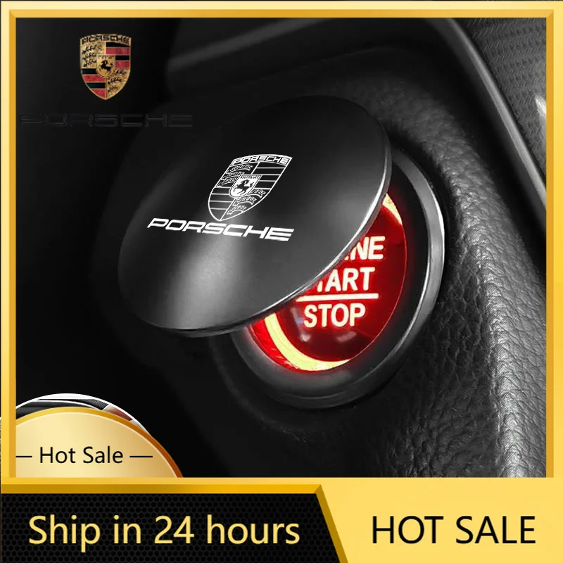 

Наклейка на автомобиль для Porsche, 1 шт., защитная накладка на кнопку запуска двигателя, декоративные наклейки для Porsche 911 Cayenne Panamera Maca