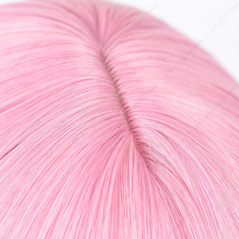 Ootori Emu Cosplay Wig 34cm Short Dark Pink Heat Resistant Perucas Synthetic Hair