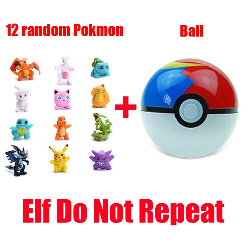 Pokemon Figure Set Toys 12/24pcs Different Styles Tomy Model Collection 2-3cm Pikachu Anime Poke Ball Go Elf Toys Dolls Gift image 3