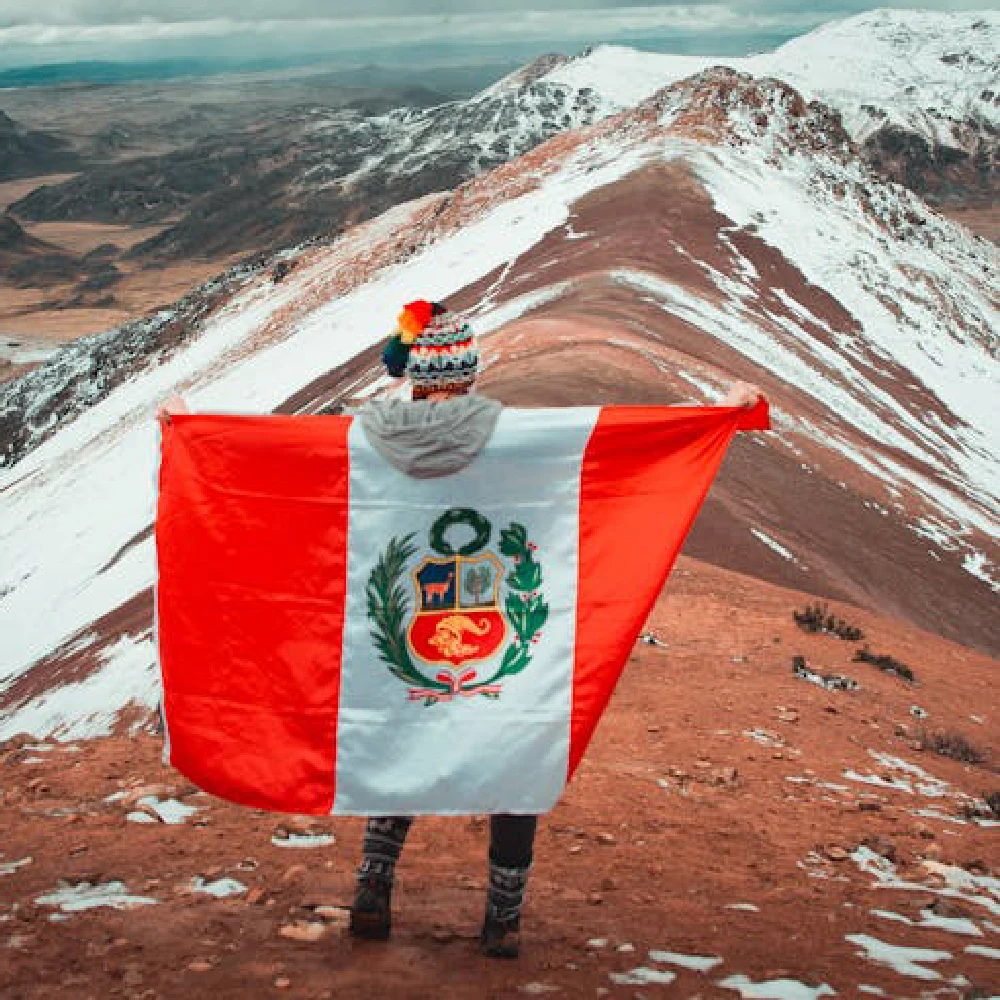 90x150 سم لكل PE علم بيرو للزينة #1