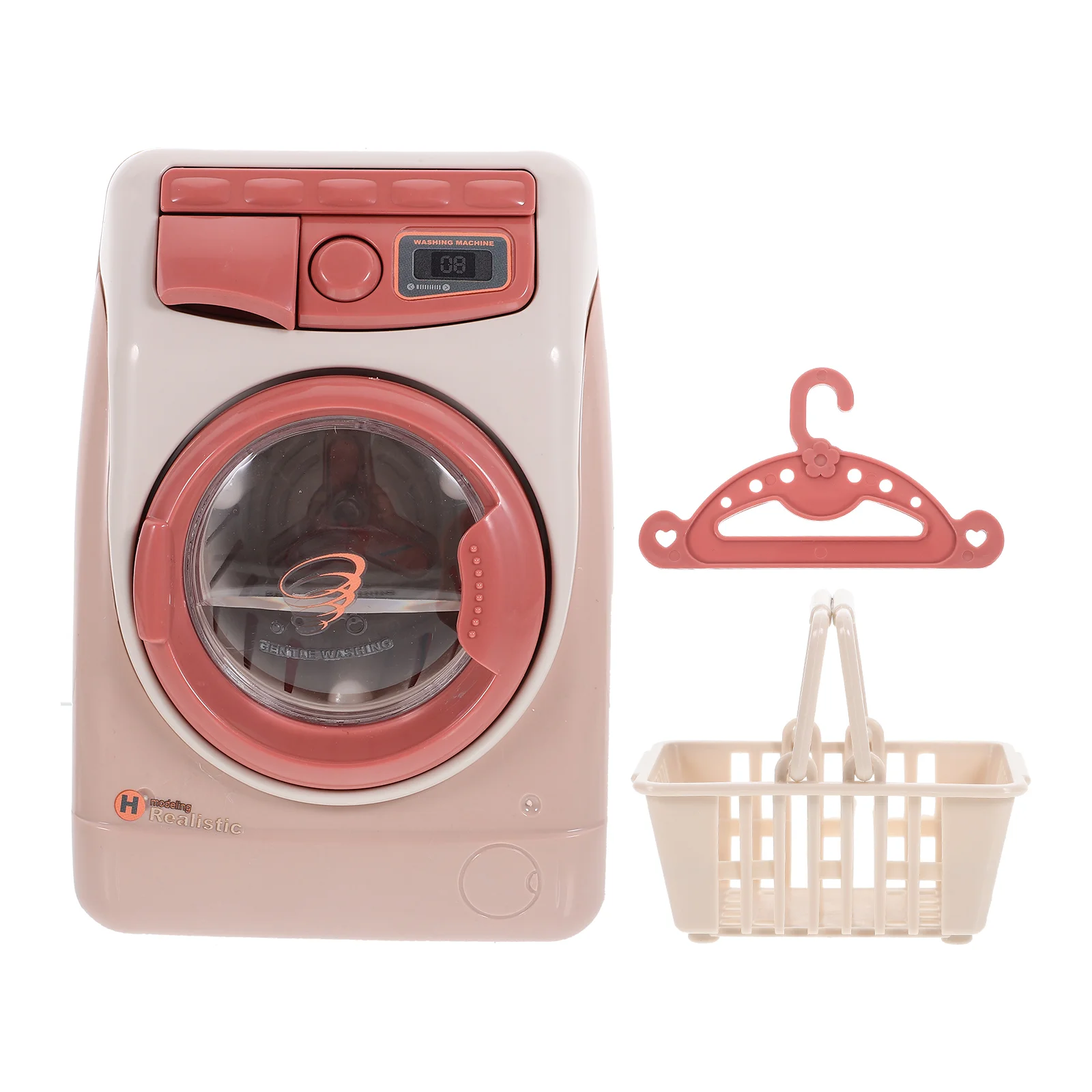 Small Household Appliances Simulation Washing Machine Toy Toddler Fake Boxwood Plastic Plaything