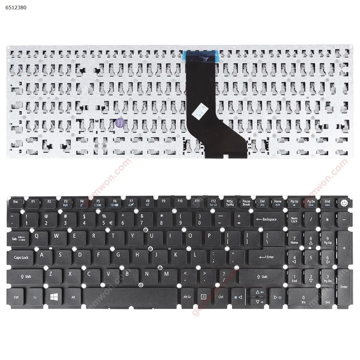 US Laptop Keyboard for Acer Aspire E5-722 E5-772 V3-574G E5-573T E5-573 E5-573G E5-573T E5-532G Black