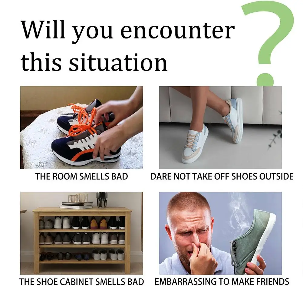 Toppa deodorante per scarpe a lunga durata: assorbitore di odori profumati per scarpe invisibili per un'eliminazione e la freschezza efficace degli odori delle scarpe