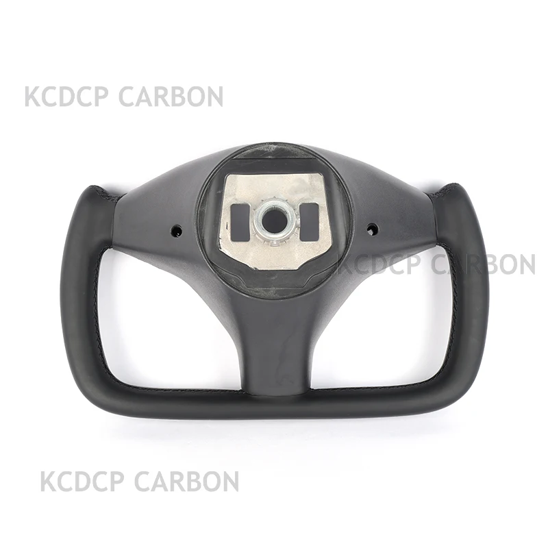 Full leather Steering Wheel Fit For Tesla Model S Model X 2017-2019 yoke