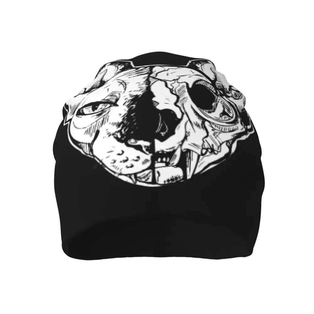 Sphynx Skull Skullies Beanies Hats Cat Fashion Unisex Street Caps Warm Dual-use Bonnet Knitted Hat