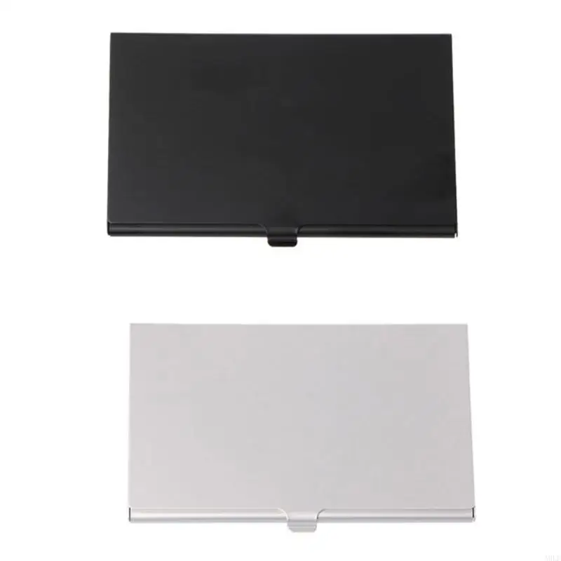 A9LF Monolayer Aluminum Alloy Card Box for 1 Card Pin + 6 Cards Holder Case-