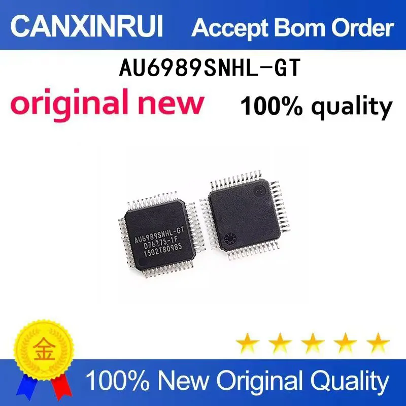 

(5 Pieces) Brand new original AU6989SNHL-GTC AU6989SNHL-GT QFP spot chip IC