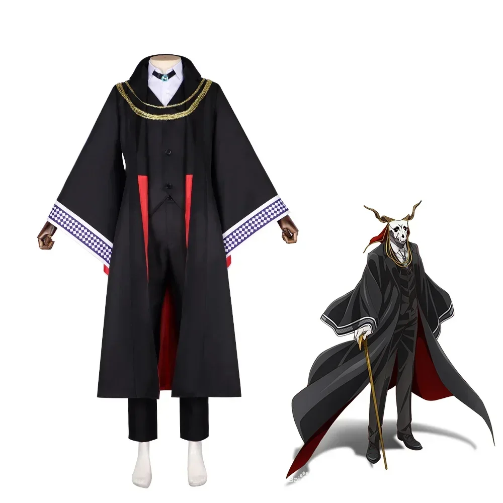 Anime The Ancient Magus Bride Elias Ainsworth Cosplay Costume Chise Hatori Cosplay Unisex Trench Cloak Halloween Uniform Party