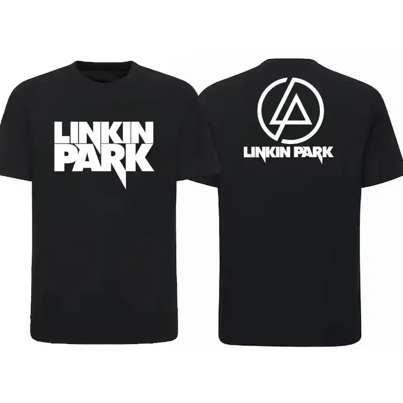 

2024 Men's Pure Cotton T-shirt Linkin Subverts The End Flag Evolutionary Theory Park 1080p Printed Women's Black Nostalgic Tee