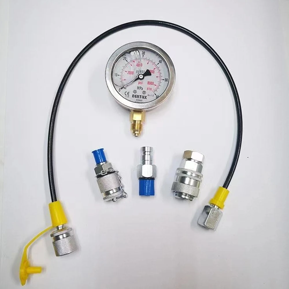 

For Carter quick connector Excavator 60MPA pressure gauge pressure hose connector Hydraulic pump test connector