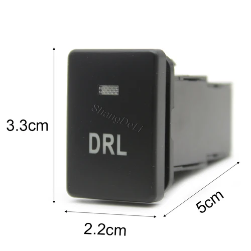 Imagen 2 del producto Luz LED DRL para coche, Radar de encendido y apagado, botón de interruptor de espejo de cámara para Mitsubishi Outlander Eclipse Cross 2018 Pajero Sport triton