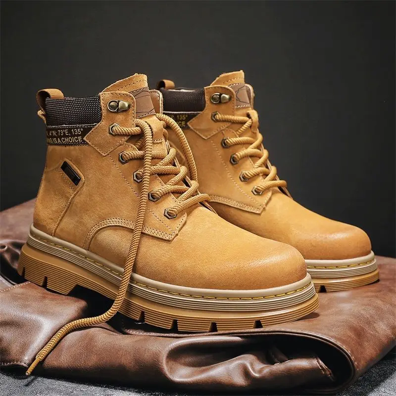 Vanmie الشتاء الرجال الأحذية موضة الرجال الشتاء حذاء من الجلد للرجال النساء الدافئة الفراء الأخشاب الأحذية الذكور السيدات الشتاء الجوارب