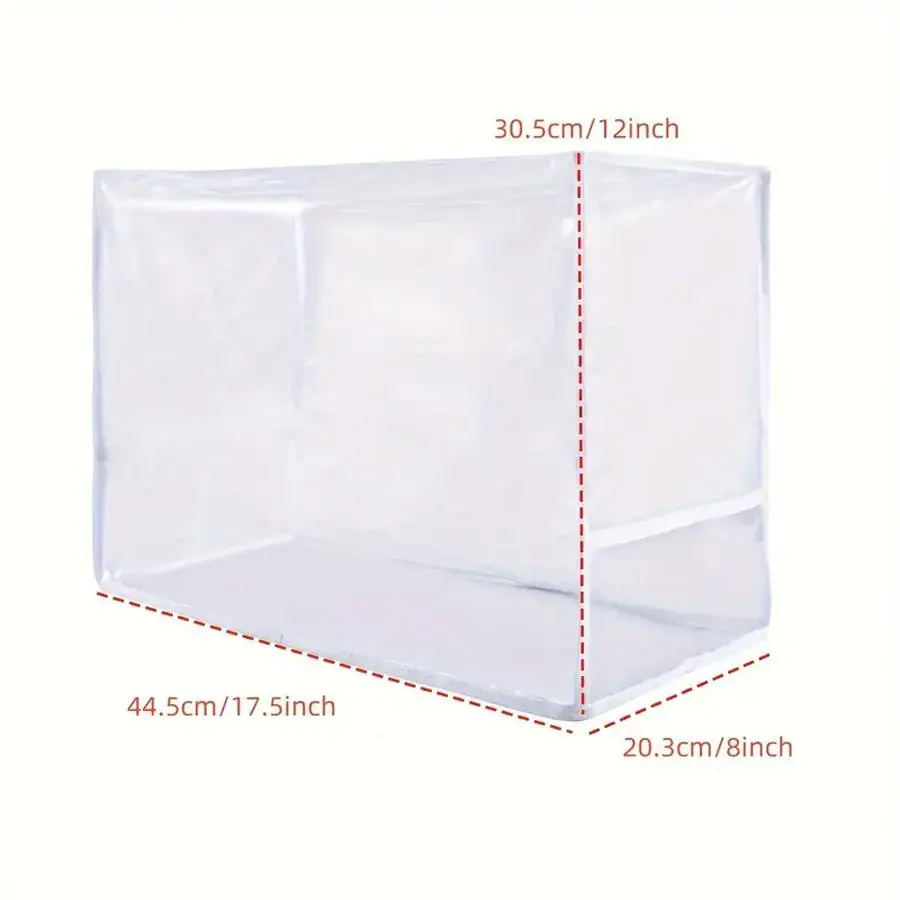 1pc Household Sewing Machine Dust Cover, PVC Shell with Side Pocket for Thread Spools and Sewing Tools for Home Sewing Gear XJM