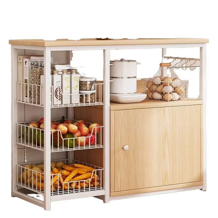

Kitchen Shelf Household Floor Multi-layer Cabinet Storage Rack.